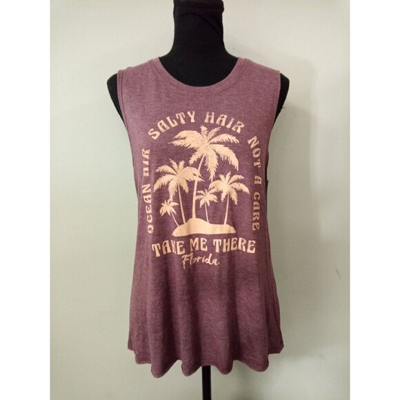 2 PC Set- Women's Tank Tops New Activewear &  Not New SO Brand Burgundy … - Picture 10 of 16